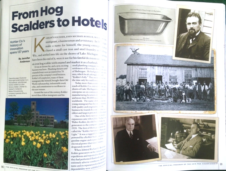 2010  PGA GOLF CHAMPIONSHIP  OFFICIAL  PROGRAM   WHISTLING STRAITS  MINT !!!  C5 - Image 3 of 4