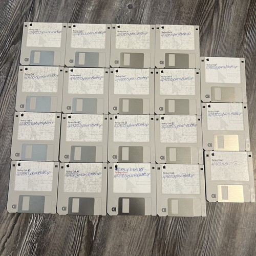Apple Macintosh, Backup Disk 1-19 On Apple High Density Floppy Disk, 1993,