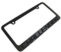 Dodge Challenger Stealth Blackout License Plate Frame on sale Dodge Challenger Stealth Blackout License Plate Frame on sale