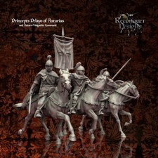 Reconquer Designs Miniatures Medieval Pelayo Asturian Visigoth Command 28mm