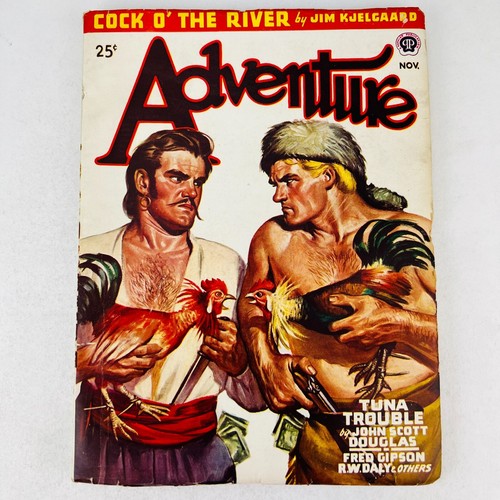 RARE PULP!!! - ADVENTURE - 1946 NOV - COCK O' THE RIVER - VF