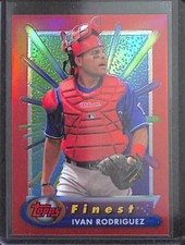 2017 Topps Finest 94-95 Basketball Reprint Red Refractor #BR-IR Ivan Rodriguez