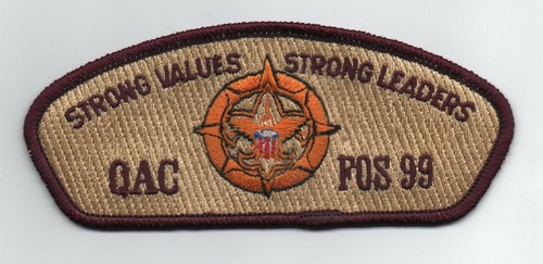 Quapaw Area SA 17a CSP, FOS 1999, "Strong Values Strong Leaders", Mint!
