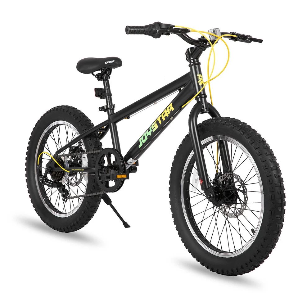JOYSTAR 20 Inch Mountain Bike 7-12 Year old Wide Knobby Tires 7 Speed Drivetrain - Image 2 of 4