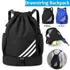 Drawstring Backpack Waterproof Gym Bag Sports Travel School Bag String Rucksack