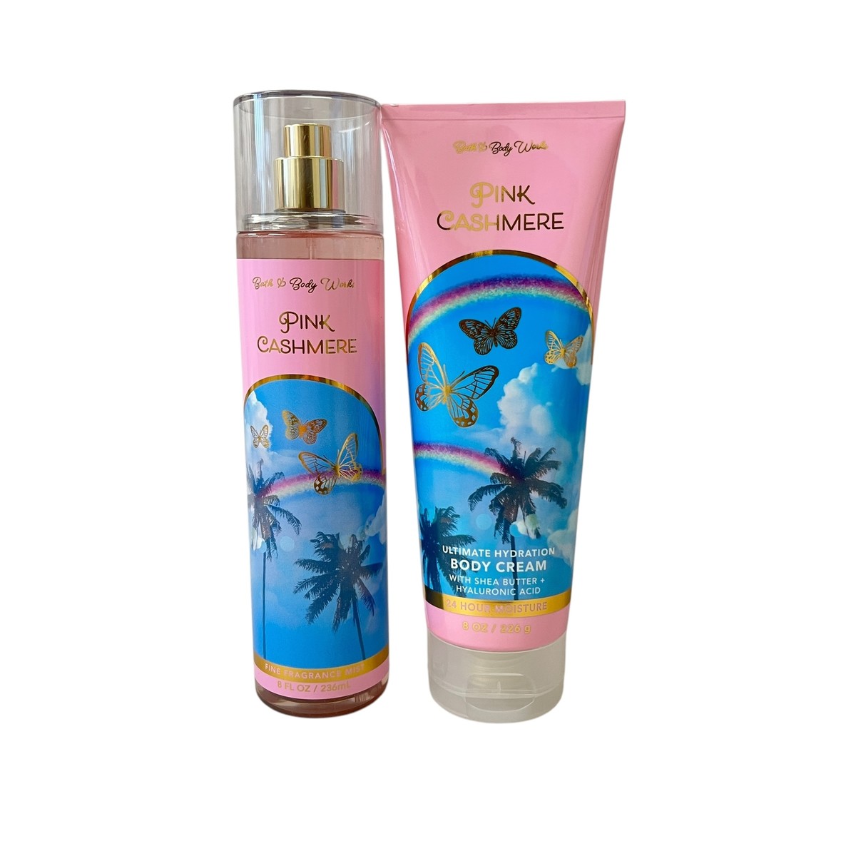 Bath Body Works Pink Cashmere Fine Fragrance Mist Body Cream