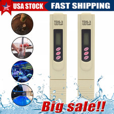 Handheld Water Quality Hardness Purity Digital LCD Meter 0-9990 PPM TDS TDS-3
