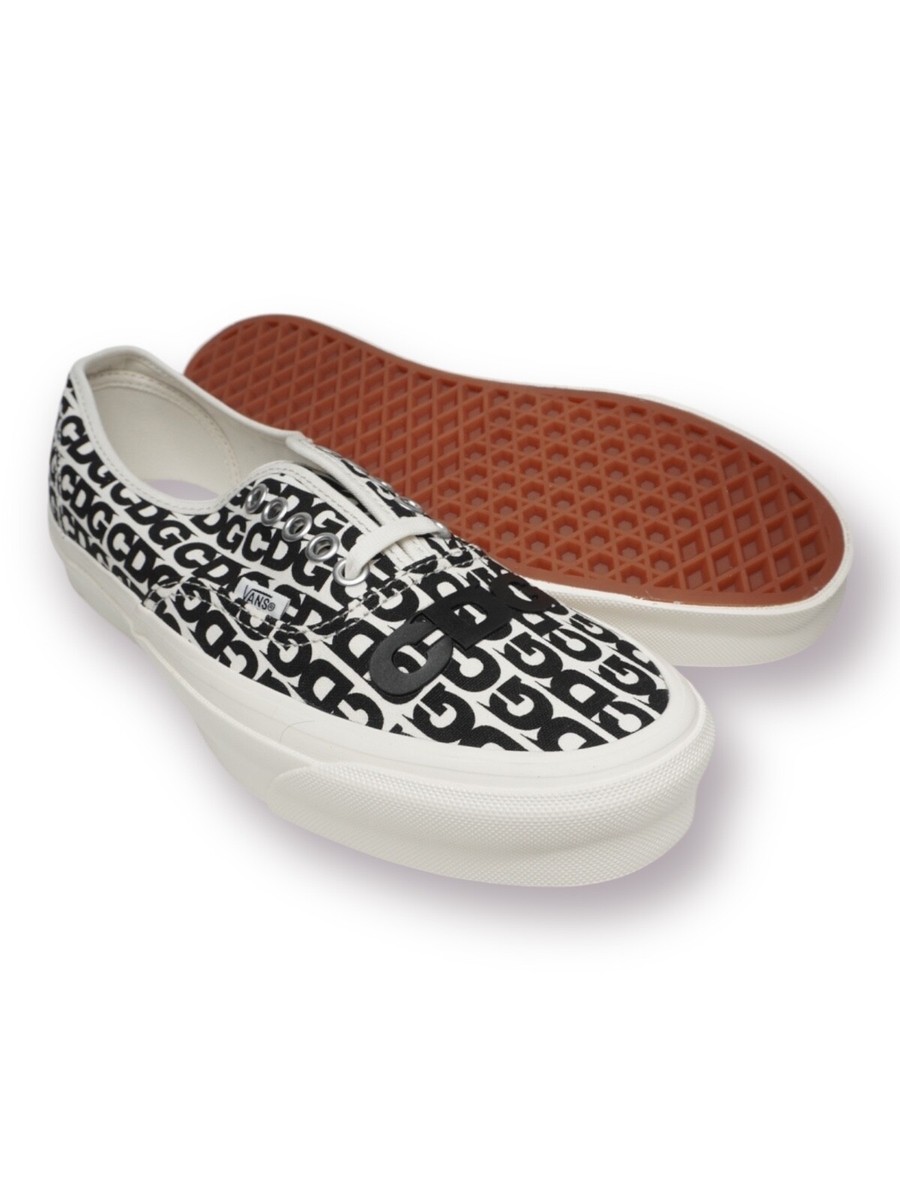 スニーカー Vans Authentic Comme des Garcons Black Heel Tab CDG Originals: Message Vans UA Authentic Sneakers (Black