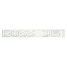1971 Mustang Boss 351 Trunk Quarter Extension Name Stripe Kit Decals In Black