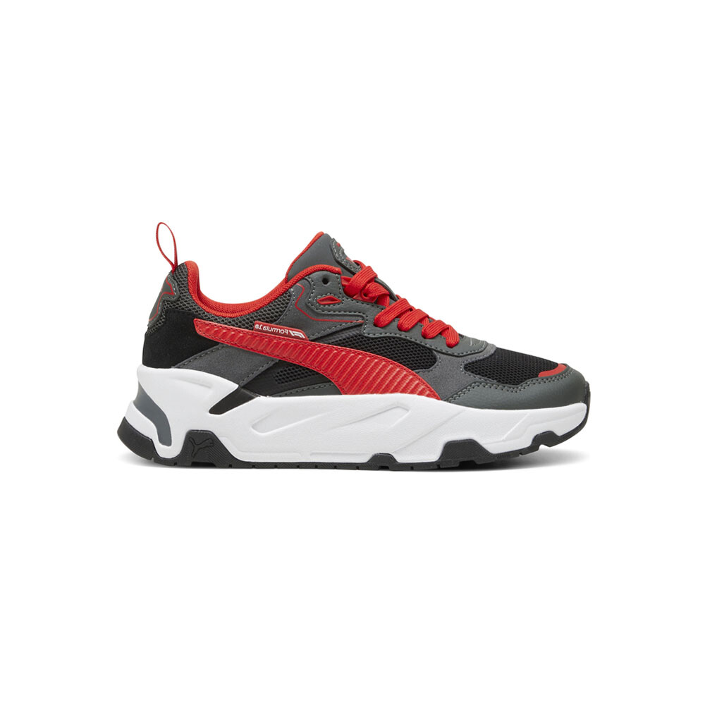 Кроссовки Puma F1 Trinity на шнуровке для мальчиков, размер 6,5 М, Повседневная обувь 30831901