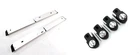 2012 RANGE ROVER EVOQUE (L538) REAR TRUNK CARGO SLIDER RAIL & BUCKLE SET