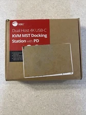 SllG Duel Host 4k USB-C KVM MST Docking Station With PD 