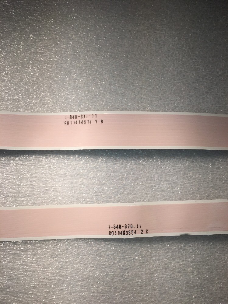 SONY XBR-70X850B LVDS CABLES 1-848-370-11 AND 1-848-371-11 | eBay