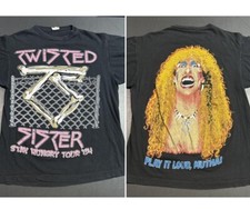 Twisted Sister 1984 Stay Hungry Tour T Shirt retro style Unisex tee NH17360