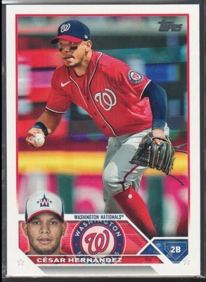 2023 Topps Series 1 Cesar Hernandez Washington Nationals #244