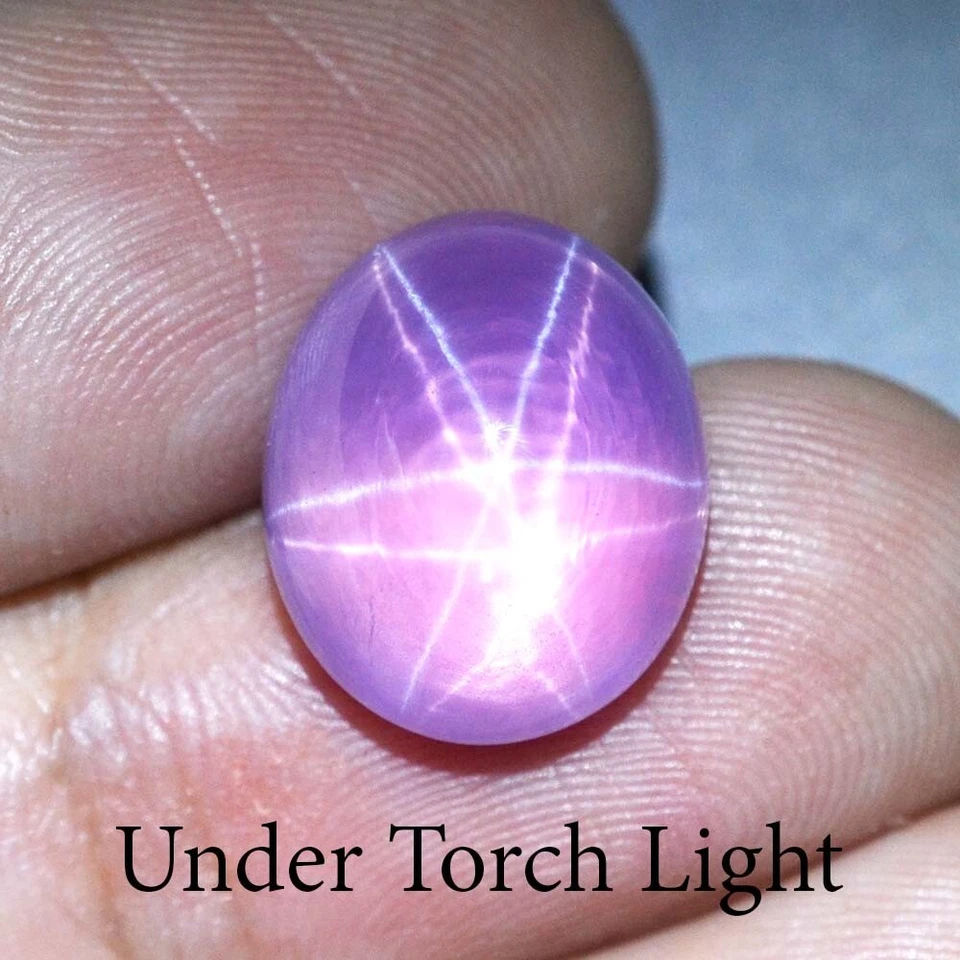17.30 Ct 15x12.4 MM Pink Star Sapphire 6 Rays Lab Created Corundum VDO PS2054 - Image 2 of 4