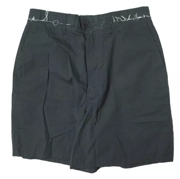 CAMIEL FORTGENS knee shorts - Cotton weather cloth M Dk.Navy