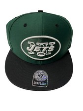 New York Jets Snapback Hat Youth Sizing '47 Green Black Team Logo