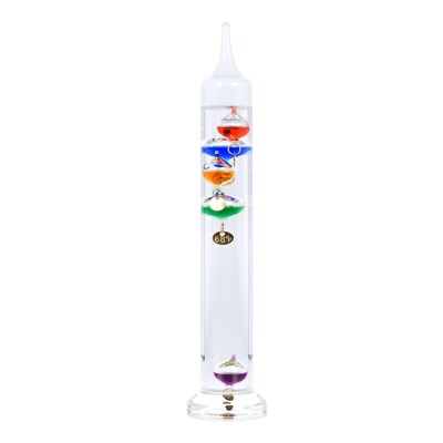 914-4928 La Crosse Technology 11'' Galileo Glass Tube Thermometer