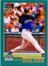 2001 Topps- Baseball 50th Anniversary #655 Larry Walker Colorado Rockies