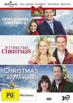 HALLMARK Christmas  Collection 15 Cross Country / If I Only / Montana DVD NEW