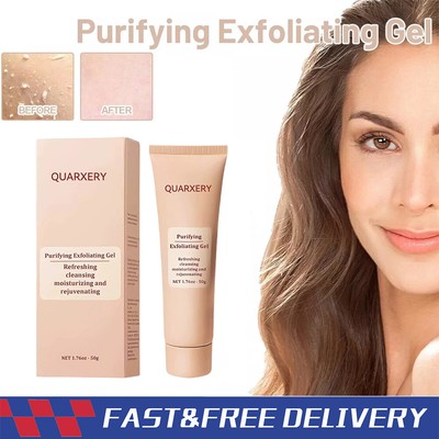 Purifying Exfoliating Gel,Quarxery Cleansing Purifying Cream for Face & Body