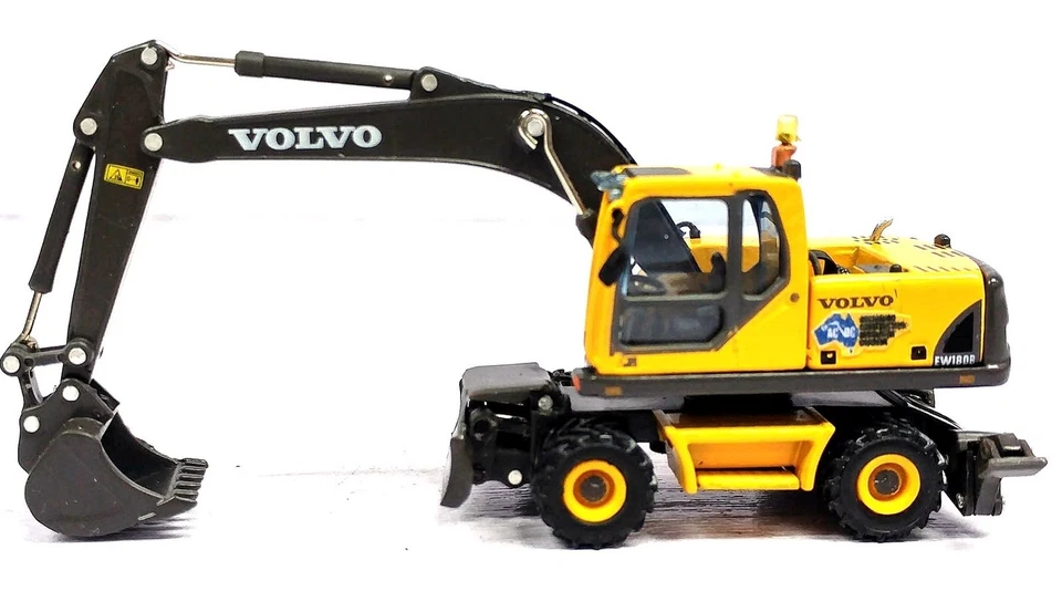 1:87 VOLVO CONSTRUCTION MOBILE EXCAVATOR - NEW DIECAST IN DISPLAY CASE - Image 2 of 3