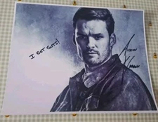 Austin Nichols AUTOGRAPHED PRE-PRINT PHOTO