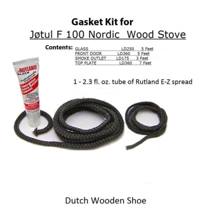 Jotul Wood Stove  Jøtul  F 100 Nordic  Gasket Kit  Rebuild FREE SCHIPING