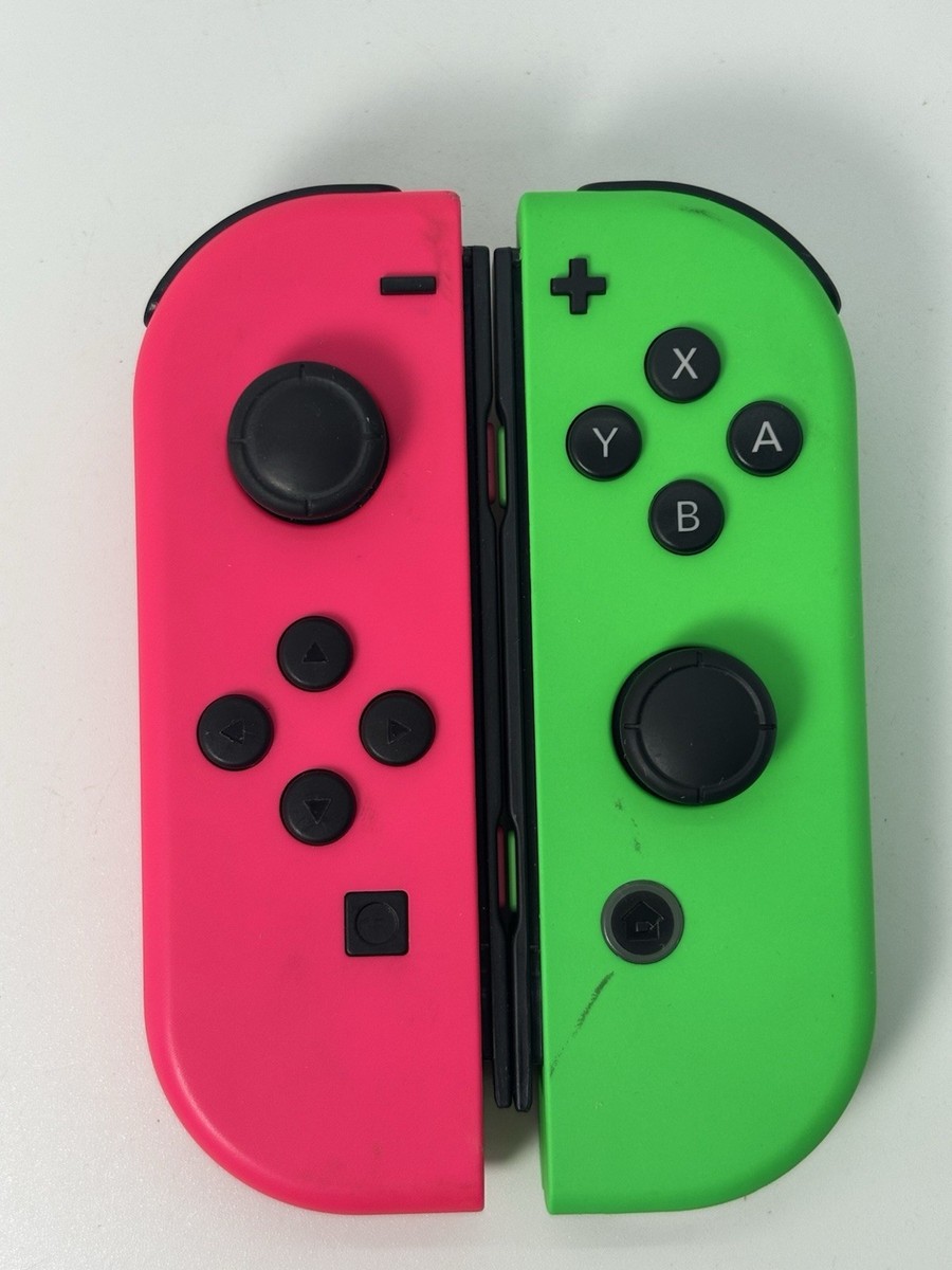Nintendo Switch Joy-Con Controller Pair - Neon Pink/Neon Green