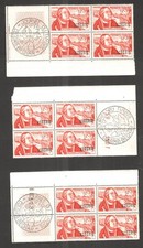 Algérie  1956 Journée du timbre , Yvert#333 - 03 blocs / Obl 1er jour - Neufs **