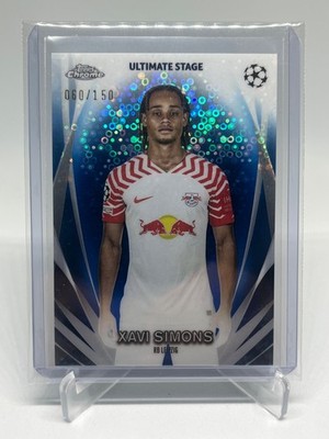 2023-24 Topps Chrome UEFA Soccer, Xavi Simons Ultimate Stage Blue /150