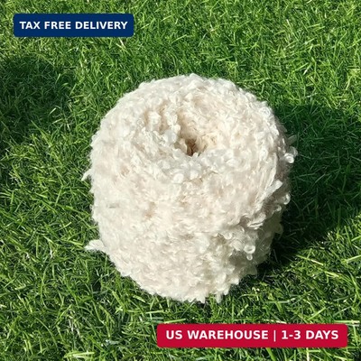 50g Soft Plush Wool Acrylic Fancy Loop Yarn for Doll Hair Making,A1