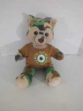 18" Build a Bear Great Wolf Lodge Camo Plush Stuffed Camouflage BAB 3002 W/Tags
