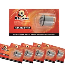 PET-Fence Dog Collar Batteries, Compatible with Invisible Fence Batteries, R2...