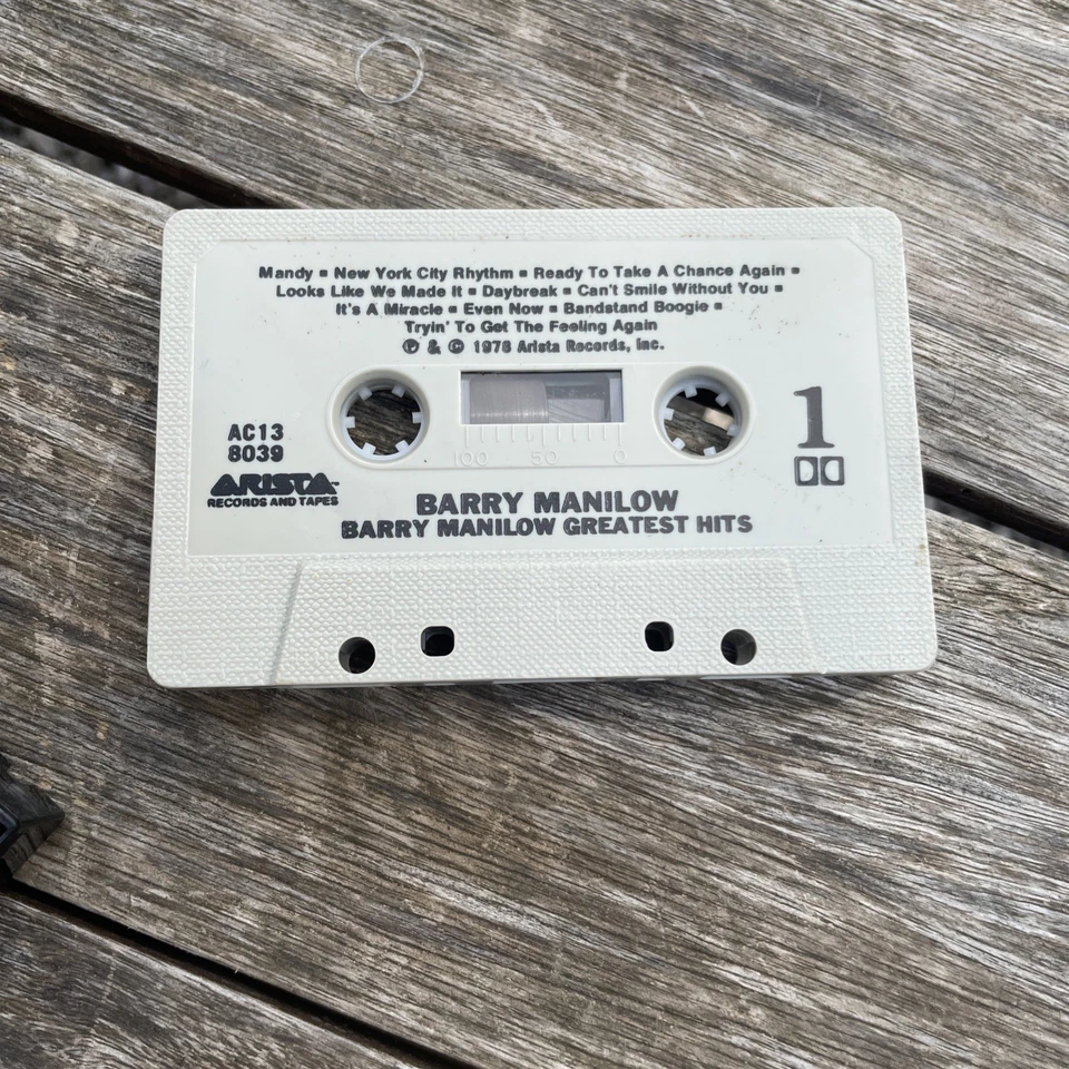 BARRY MANILOW  "Greatest Hits"  Vintage Cassette Tape 📼  Arista Records VGC 🎧 - Image 4 of 4