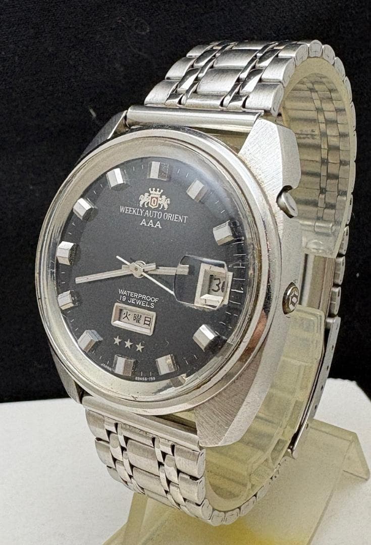 Vintage Orient Weekly Auto AAA Automatic Watch 19… - image 4