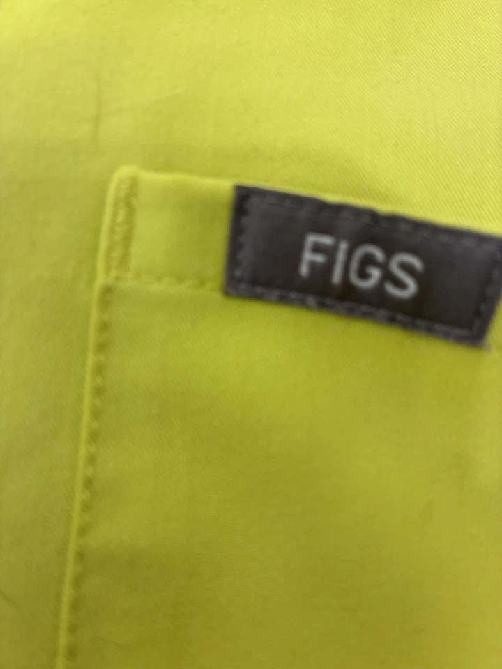 Figs Citrine Scrub Set Catarina Top, Yola Bottoms (NOT High Waisted) - Image 3 of 4