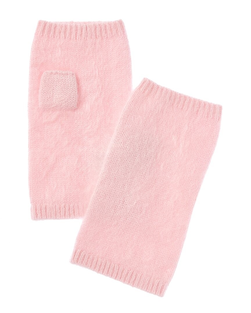 Amicale Cashmere Brushed Cashmere Armwarmers Womens Pink 7390₽