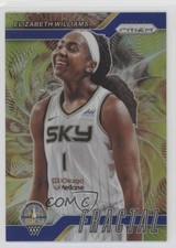 2024 Panini Prizm WNBA Fractal Blue Prizm 48/49 Elizabeth Williams #14 nd3