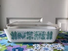 Vintage Pyrex Amish Butterprint  1.5 Qt Refrigerator Dish With Lid
