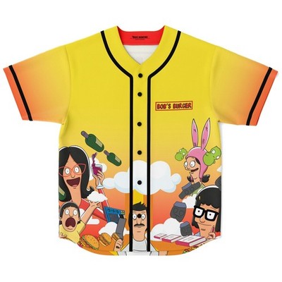 Custom Baseball Jersey Bob Burger Unisex Fan Shirt Team Top Personalized Gift