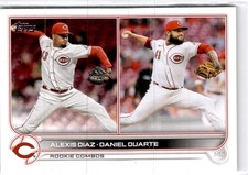 2022 Topps Update #US135 Alexis Diaz / Daniel Duarte RCOM, RC