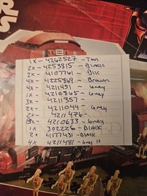 Lego Star Wars 7662 MTT 98% Complete NO DROIDEKA With Bonus Parts