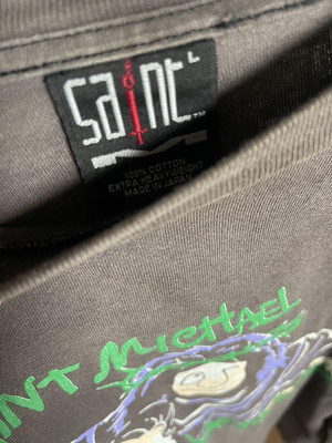 Saint Michael Sheep Gorilla Long Sleeve Tee Black L Used