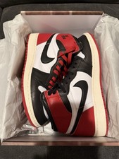 Air Jordan 1 Retro High OG Black Toe Reimagined FD1437106 New Size 7y Nike