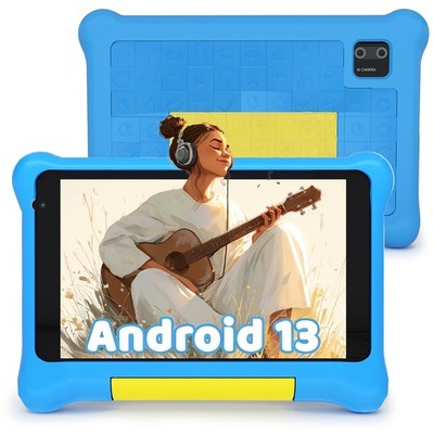 7-Zoll Android 13 5/8GB RAM 32/64GB ROM für Kinder 3-12 Tablet IPS LCD HD