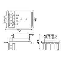 Mahle ABR 184 000S Widerstand, InnenraumgebläSe