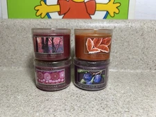 RARE VTG Bath + Body Works Slatkin & Co 1.6oz Candles (4) Candied Sugar Plum