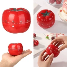 Tomato Timer Cute Reminder Alarm Clock Mechanical Timer Kitchen Cooking Tools